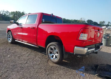 2022 Ram 1500 Big Horn 4X4 6'4 Box from USA, damaged, VIN 1C6SRFMT8NN342514